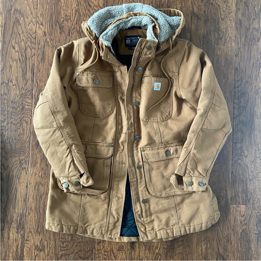 Carhartt Women's Tan Utility Jacket - Picture 4 of 7